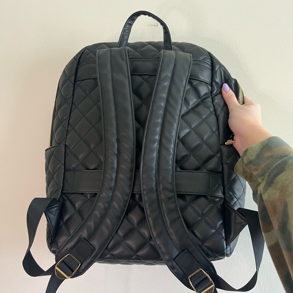 Sandy Lisa St. Tropez Black Puffer Backpack main image 5